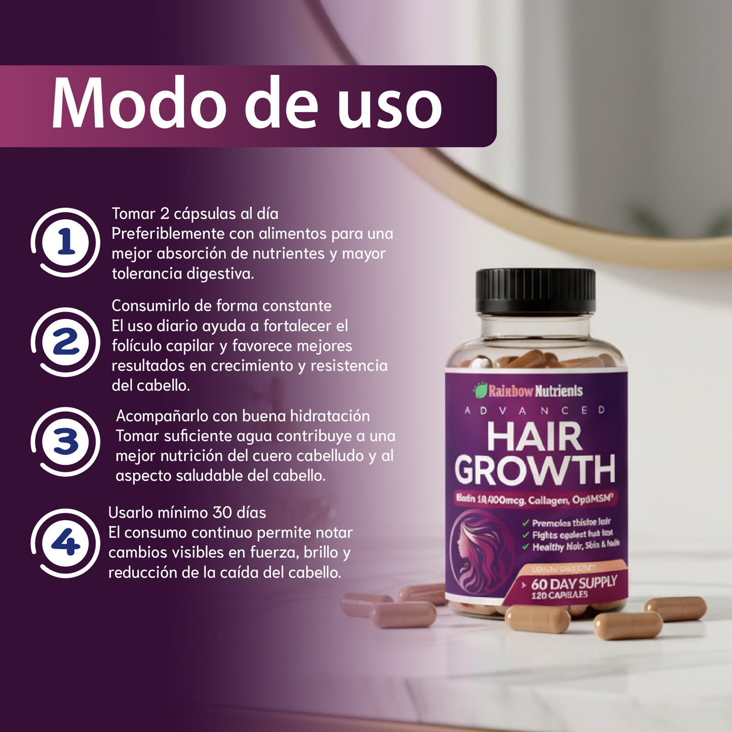 Amaris Vitaminas Hair Growth